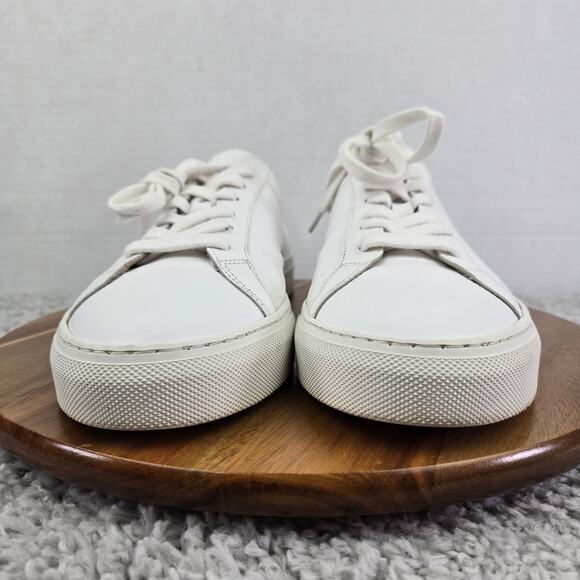 SuitSupply Trainer White Leather Casual Lace Up Lifestyle Daily Sneakers Mens 44 - Picture 5 of 15